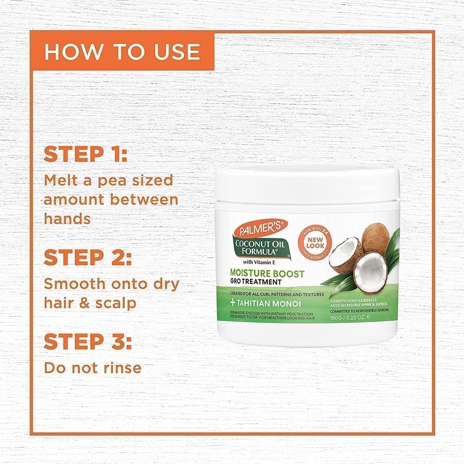 imagePalmers Coconut Oil Formula Moisture Gro 88 Ounce525 Ounce Pack of 2
