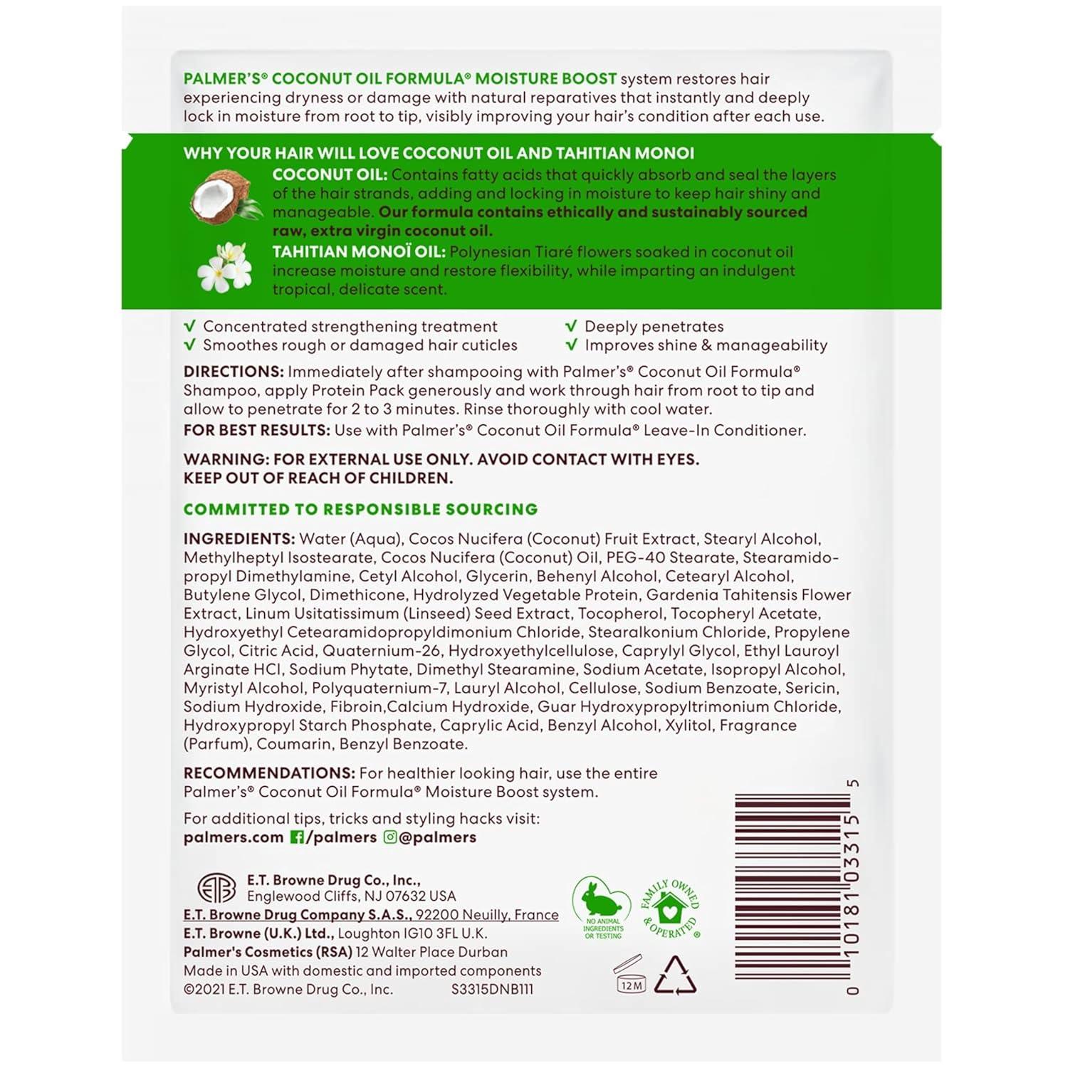 imagePalmers Olive Oil Formula Deep Conditioner Packet 21 Ounces21 Ounce Pack of 4