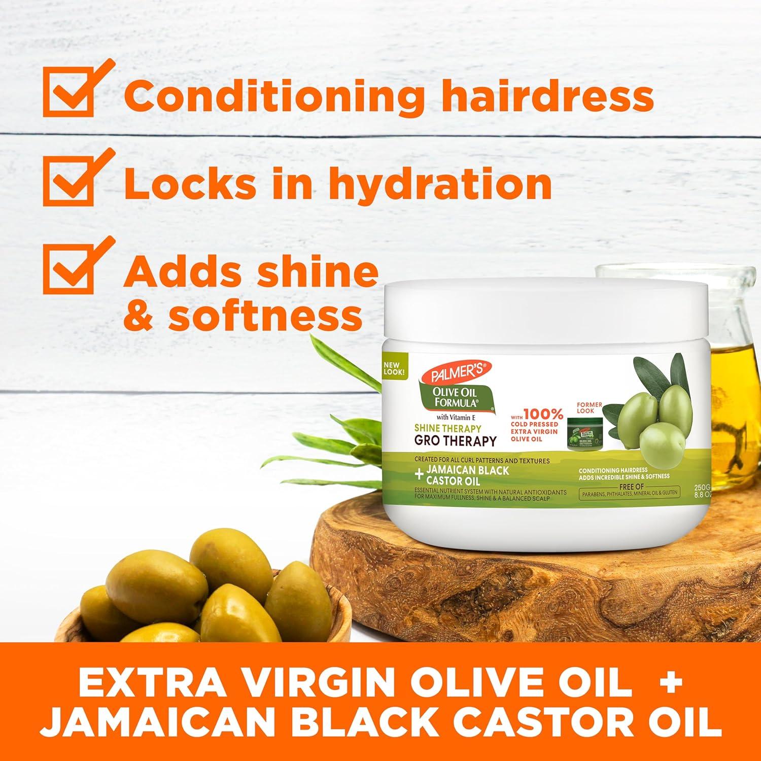 imagePalmers Olive Oil Formula Gro Therapy for Healthy Hair and Scalp 88 Ounces Pack of 288 Ounce Pack of 2