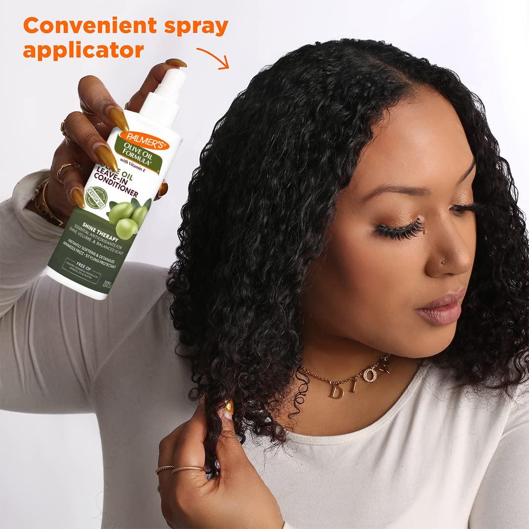 imagePalmers Olive Oil Formula Leave In Conditioner Spray Shine Therapy Instantly Detangle Soften and Smooth Textured and Curly Hair 85 Ounces85 Fl Oz Pack of 1