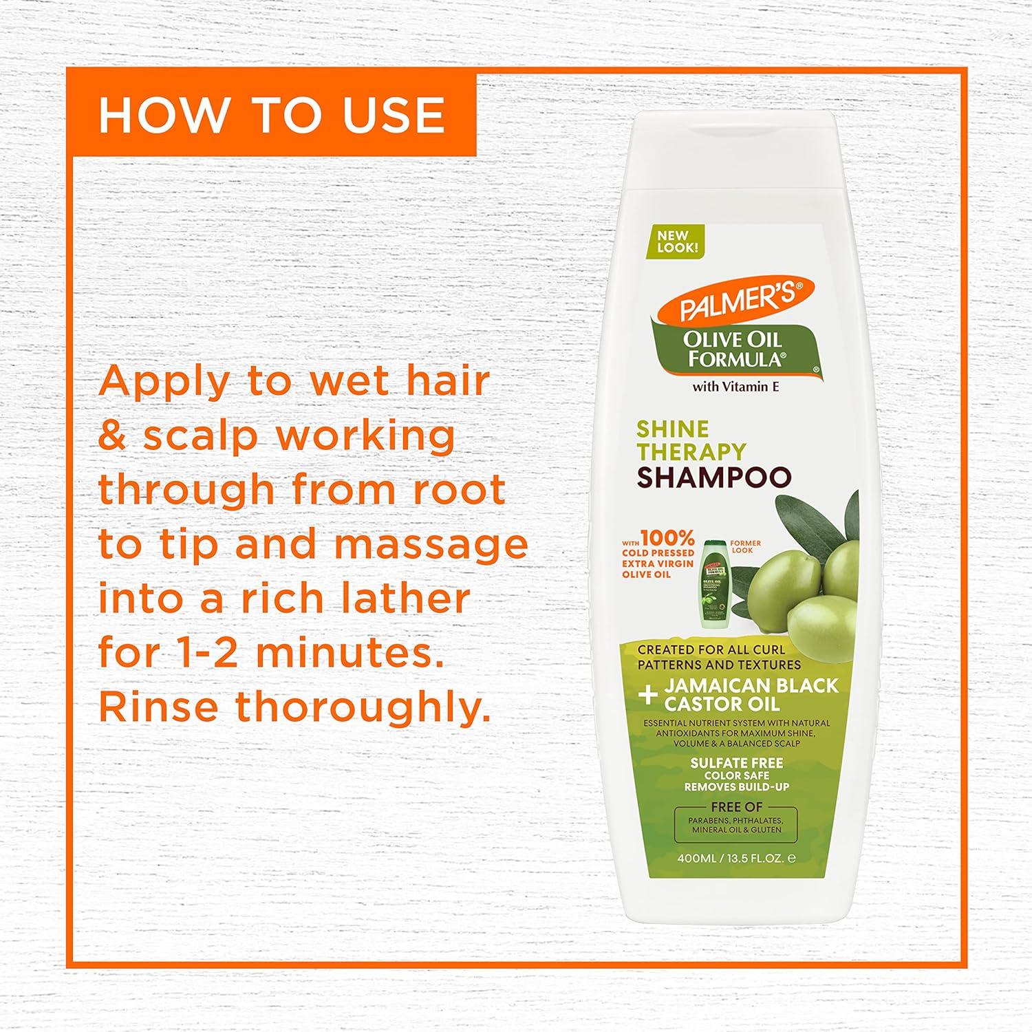 imagePalmers Olive Oil Formula Shine Therapy Shampoo 135 Ounce Pack of 2135 Fl Oz Pack of 1