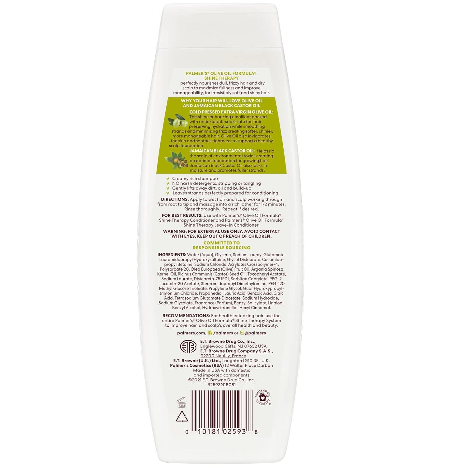 imagePalmers Olive Oil Formula Shine Therapy Shampoo 135 Ounce Pack of 2135 Fl Oz Pack of 1