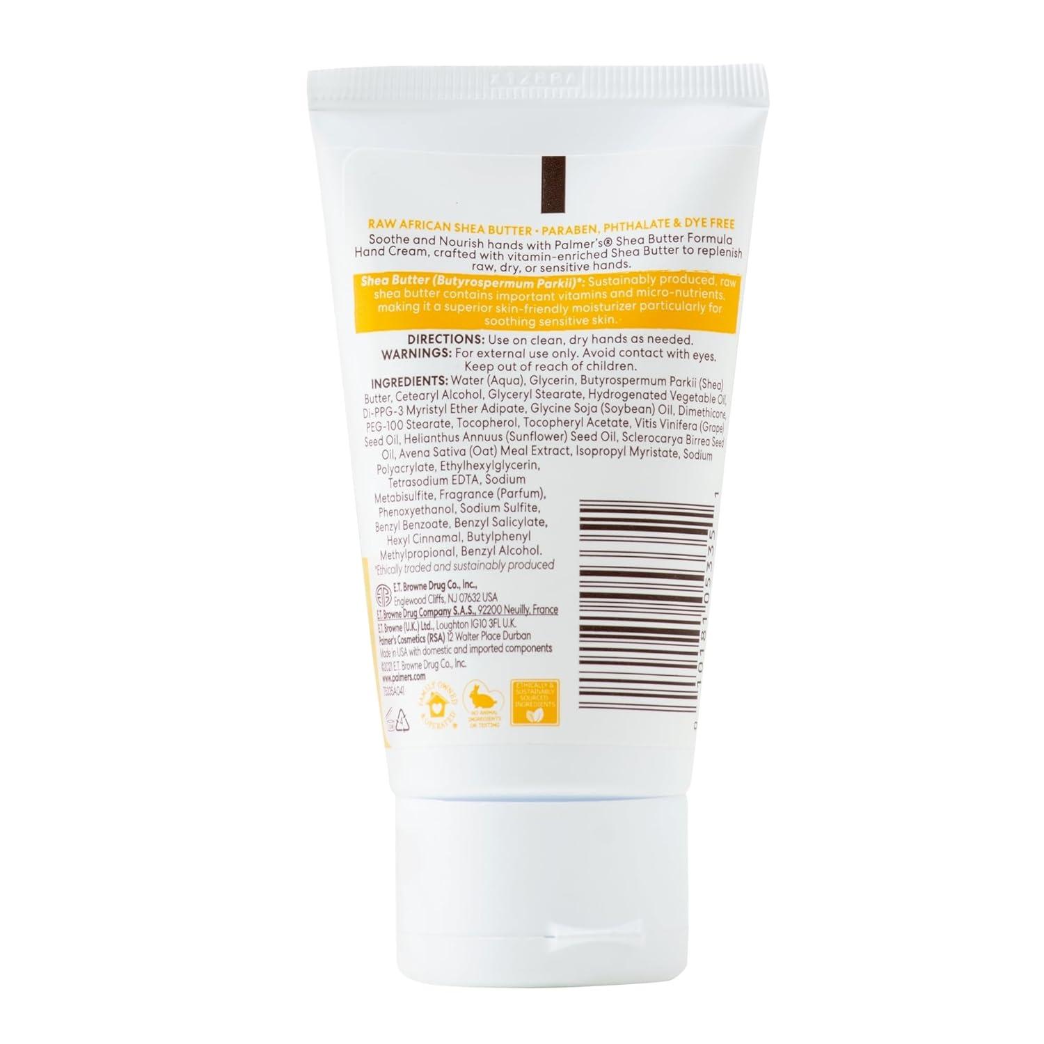 imagePalmers Shea Butter Formula Hand Cream for Dry Cracked Skin Hand Lotion Easter Basket Stuffers Travel Size Hand Moisturizer 34 OunceShea Butter