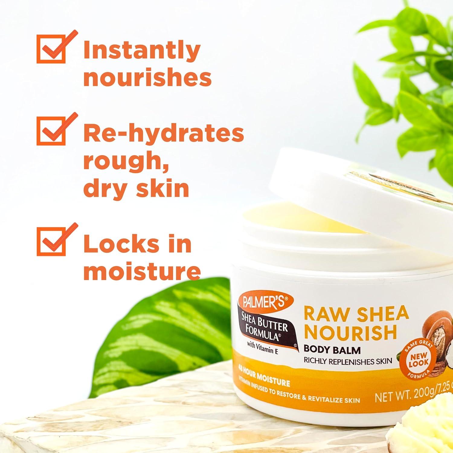 imagePalmers Shea Butter Formula Raw African Shea Butter Balm Nourishing Body Moisturizer for Rough Dry Skin 725 Ounces725 Ounce Pack of 2