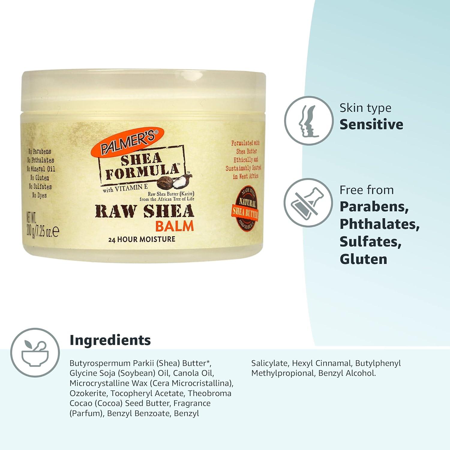 imagePalmers Shea Butter Formula Raw African Shea Butter Balm Nourishing Body Moisturizer for Rough Dry Skin 725 Ounces725 Ounce Pack of 2