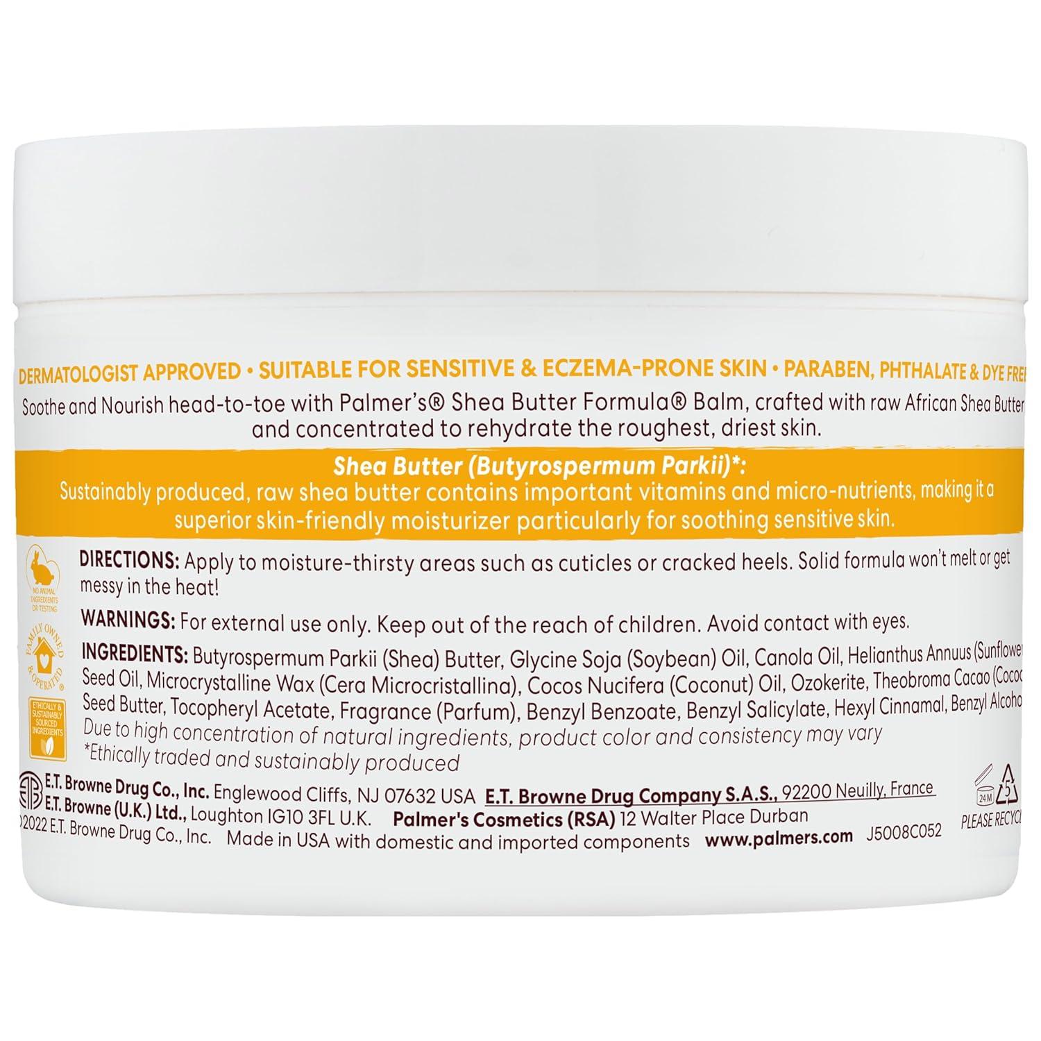 imagePalmers Shea Butter Formula Raw African Shea Butter Balm Nourishing Body Moisturizer for Rough Dry Skin 725 Ounces725 Ounce Pack of 2