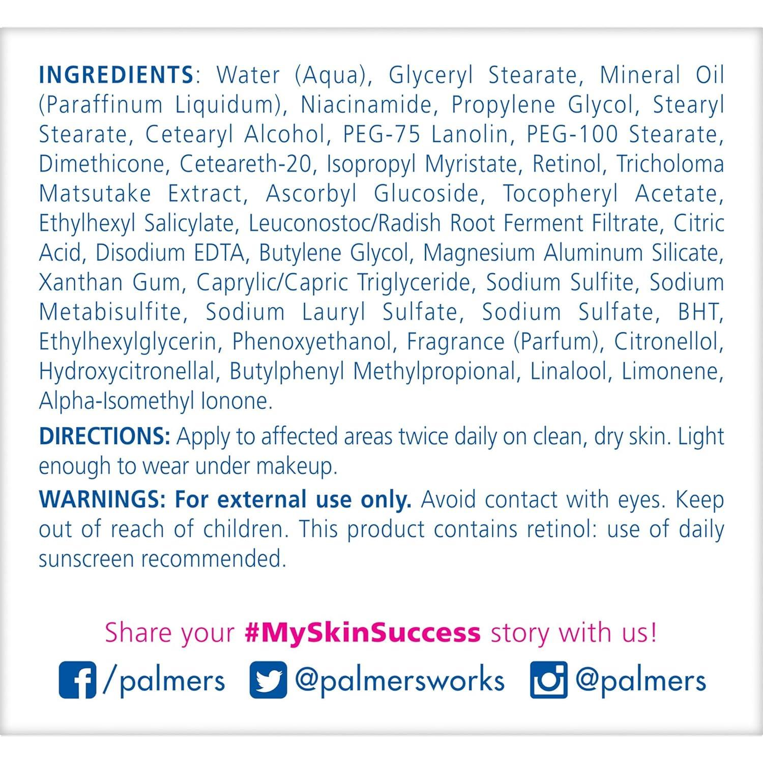 imagePalmers Skin Success AntiDark Spot Fade Cream with Vitamin E and Niacinamide for All Skin Types 27 Ounce27 Ounce Pack of 2