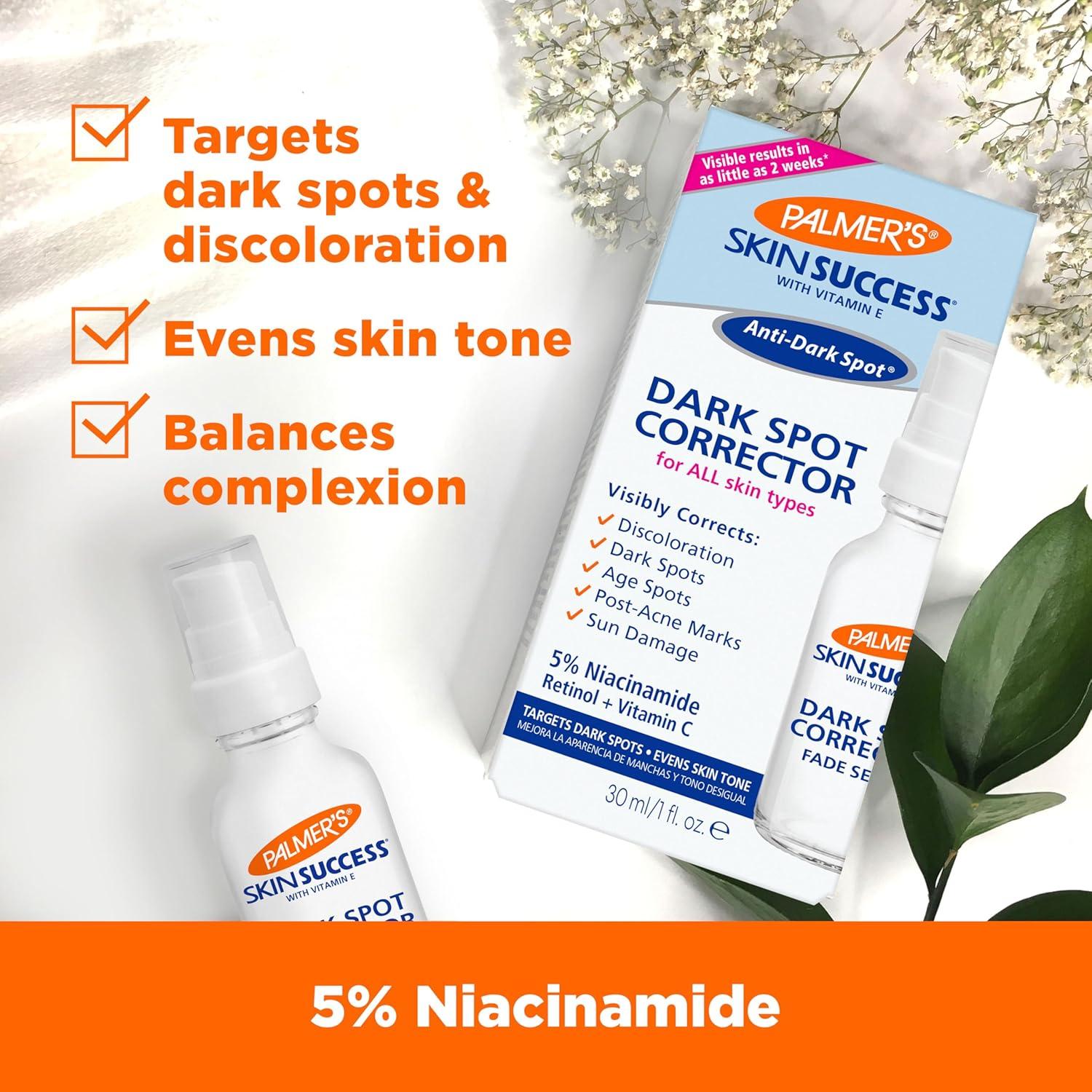 imagePalmers Skin Success Dark Spot Corrector Fade Serum with Vitamin E and Niacinamide Helps Reduce Dark Spots and Discoloration Facial Serum for Uneven Skintone 1 Ounce