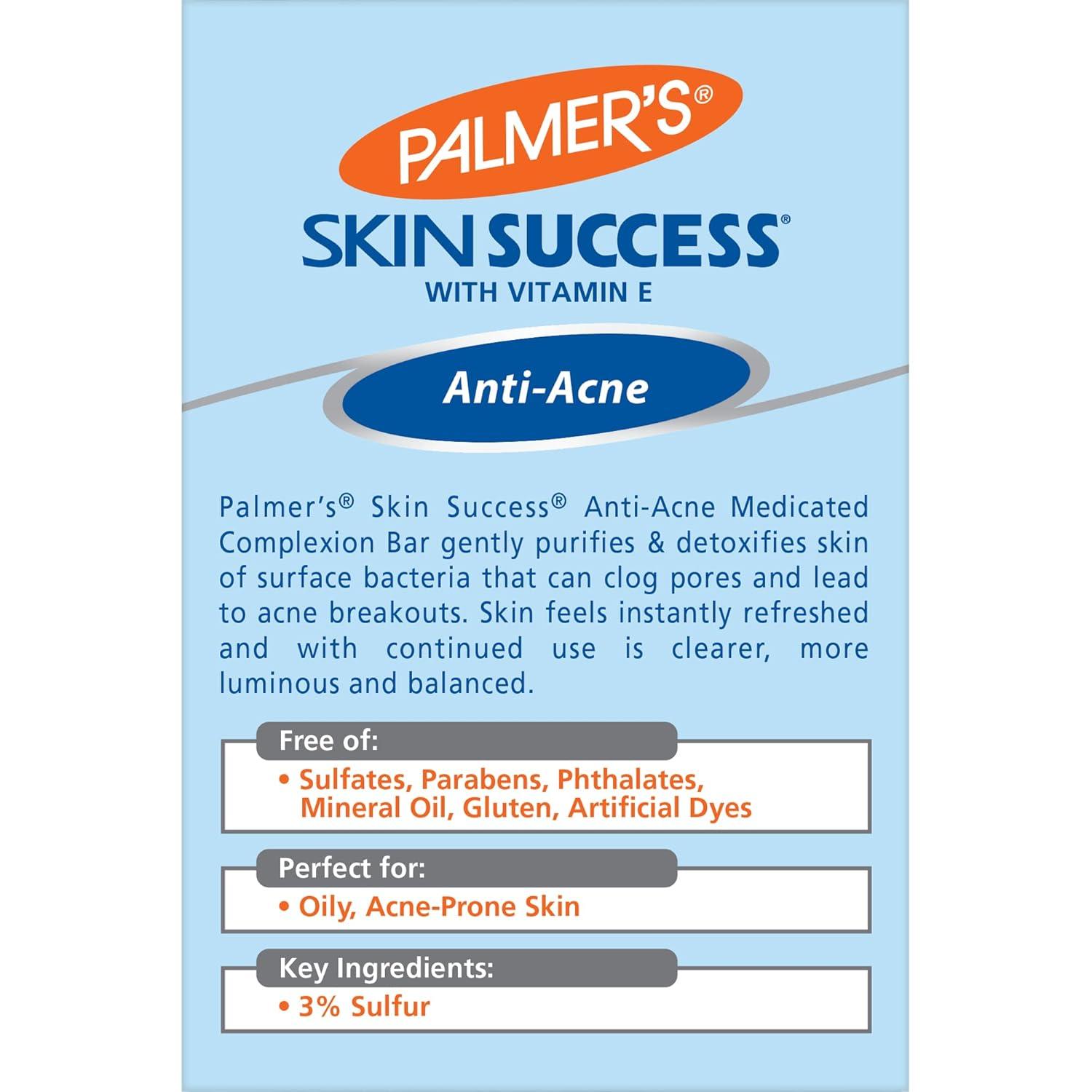 imagePalmers Skin Success Eventone Medicated AntiAcne Complexion Soap Bar 35 Ounces Pack of 12