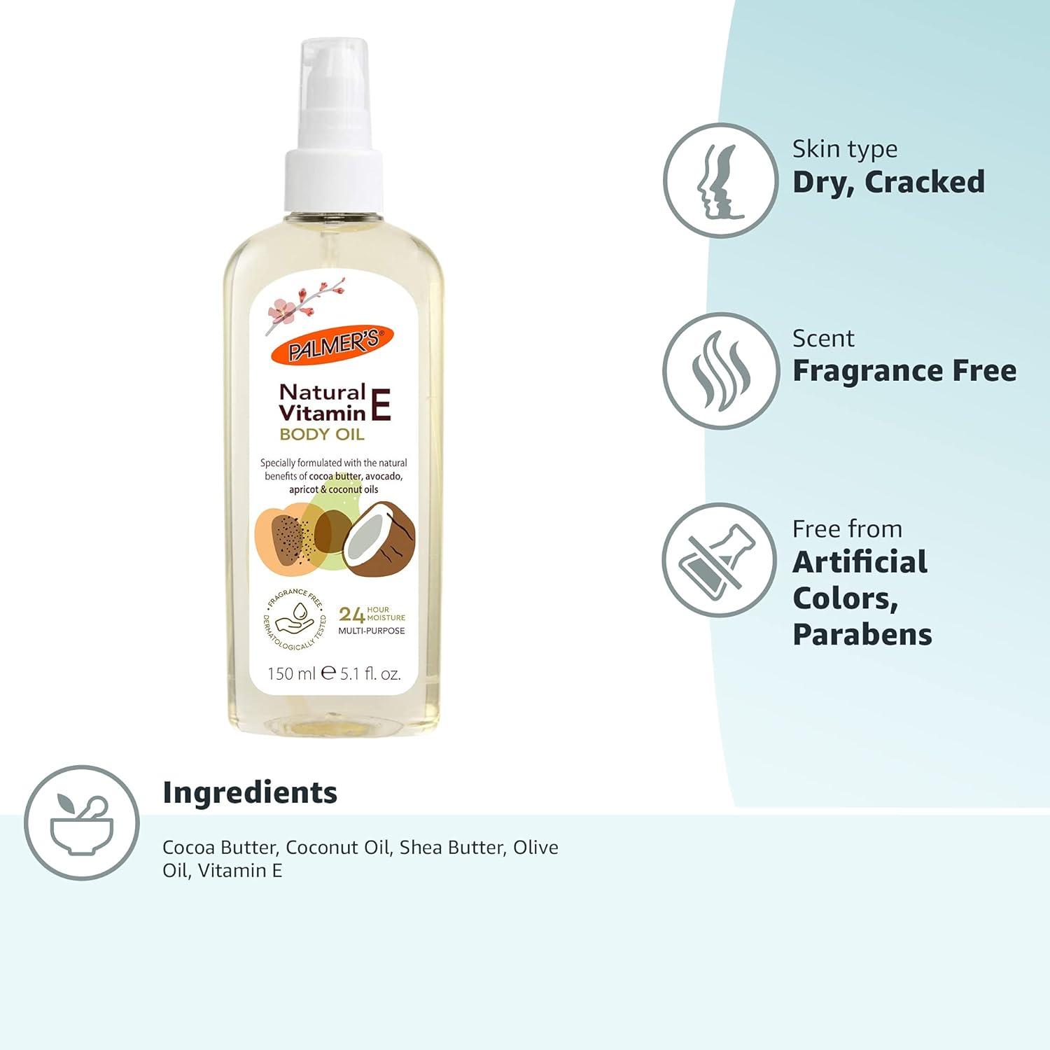 imagePalmers Vitamin E MultiPurpose Body Oil 51 Ounce51 Fl Oz Pack of 2