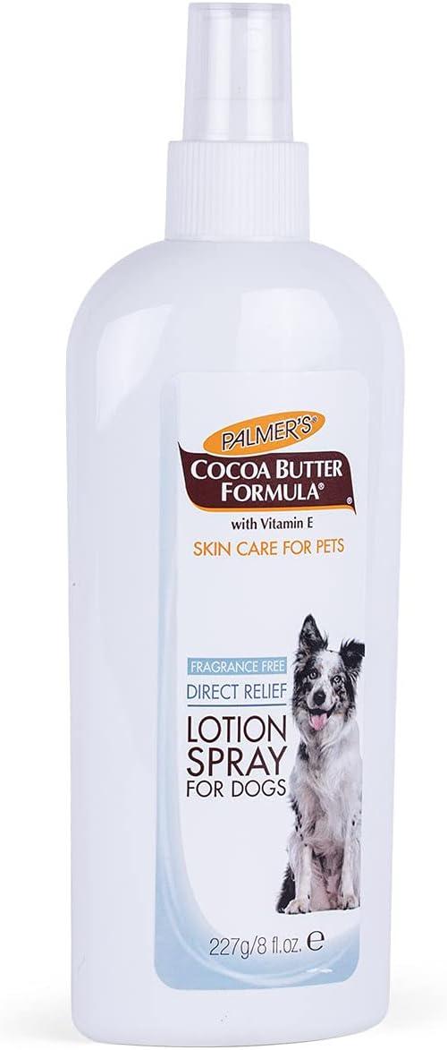 imagePalmers for Pets Cocoa Butter Paw Pad and Nose Balm for Dogs Fragrance Free Dog Skin Soother with Vitamin E for Dry Paws and Noses Plant Based Formula 35 OzRelief Lotion Spray