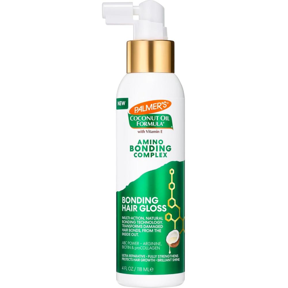 imagePalmers Amino Bonding Complex Hair Gloss Hair Shine Spray with Coconut Oil amp Vitamin E Hydrating Heat Protectant Anti Frizz Adds Shine amp Protects Hair Growth All Hair Types 4 fl oz
