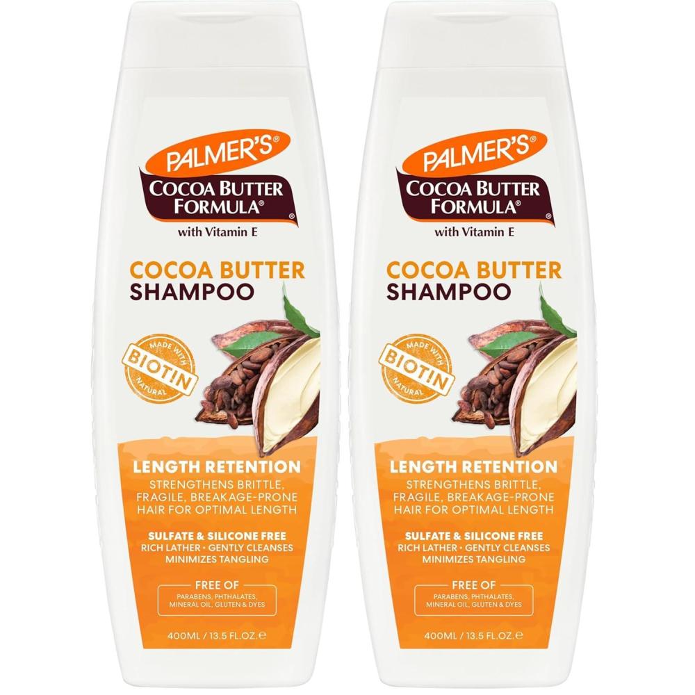 imagePalmers Cocoa Butter Formula Biotin Length Retention Shampoo 135 Fl Oz135 Fl Oz Pack of 2