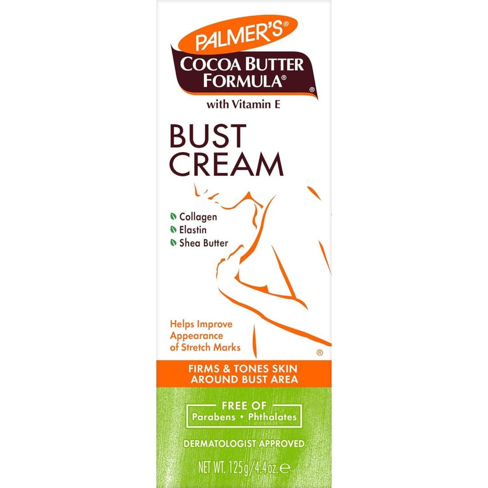 imagePalmers Cocoa Butter Formula Bust Cream for Pregnancy Skin Care with Vitamin E 44 oz Pack of 344 Ounce Pack of 1