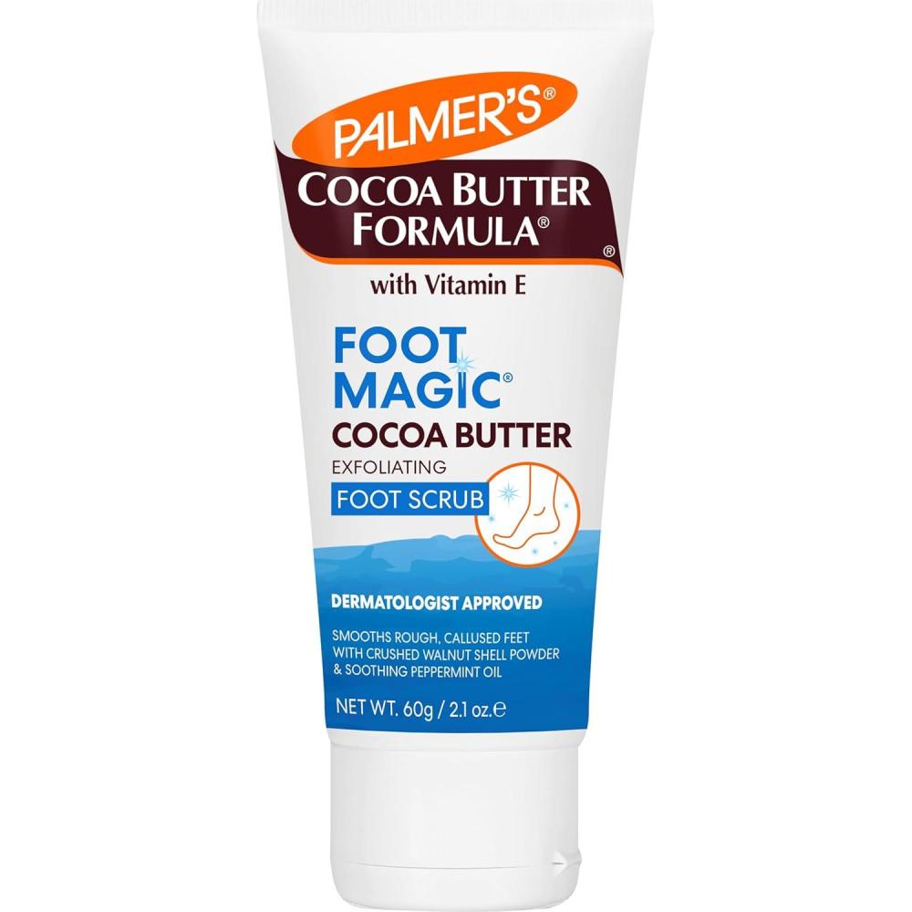 imagePalmers Cocoa Butter Formula Foot Magic Exfoliating Foot Scrub with Vitamin E for Dry Cracked Feet Use with Foot Scrubber for Pedicure 21 Ounce21 Ounce Pack of 1