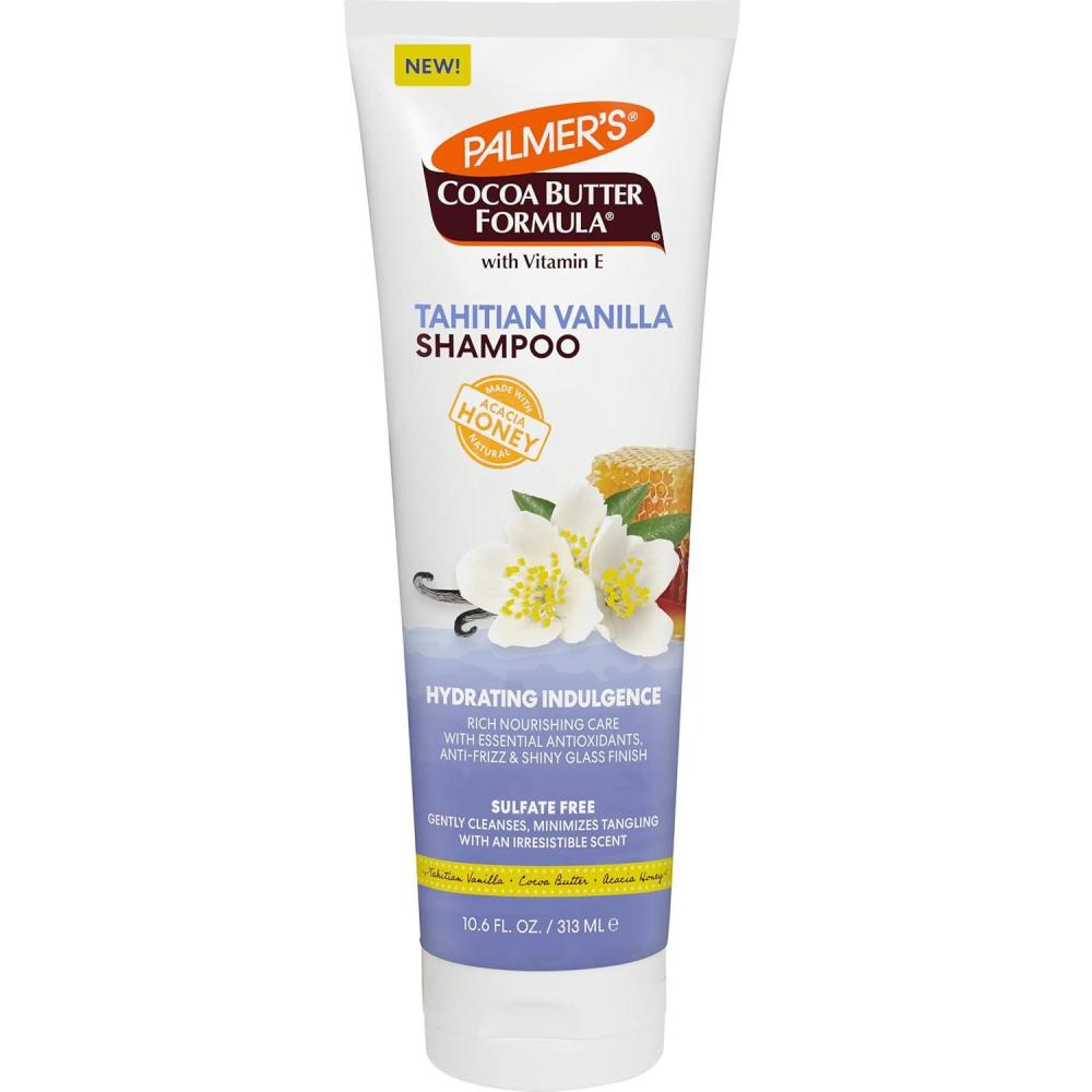 imagePalmers Cocoa Butter Formula Tahitian Vanilla Hair Shampoo106 Fl Oz Hydrating amp Moisturizing Shampoo with Vitamin E amp Acacia Honey for Shine Smoothness amp Frizz Control All Hair Types
