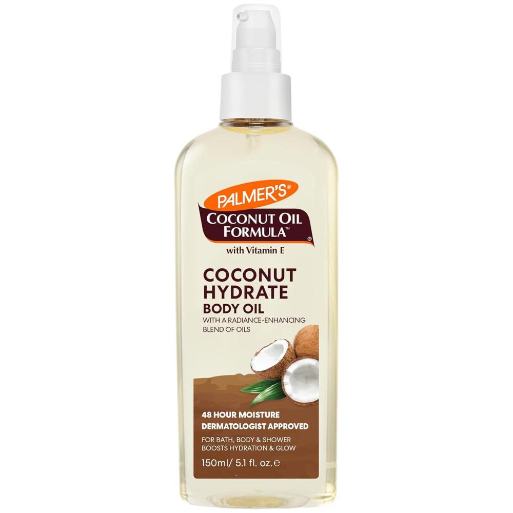 imagePalmers Coconut Oil Formula Body Oil Body Moisturizer with Green Coffee Extract Bath Oil for Dry Skin 85 Ounces Pour Cap51 Fl Oz Pack of 1