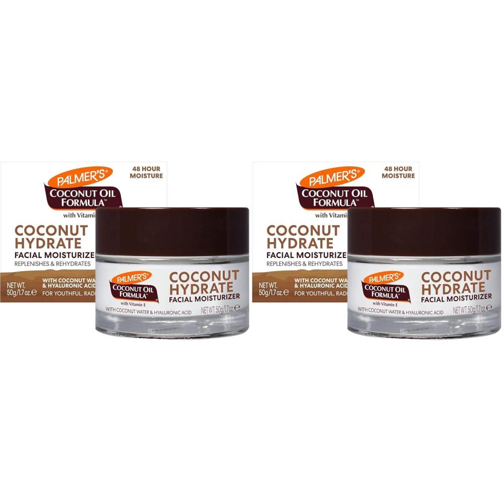 imagePalmers Coconut Oil Formula Coconut Water Face Moisturizer 17 Ounce Jar17 Ounce Pack of 2
