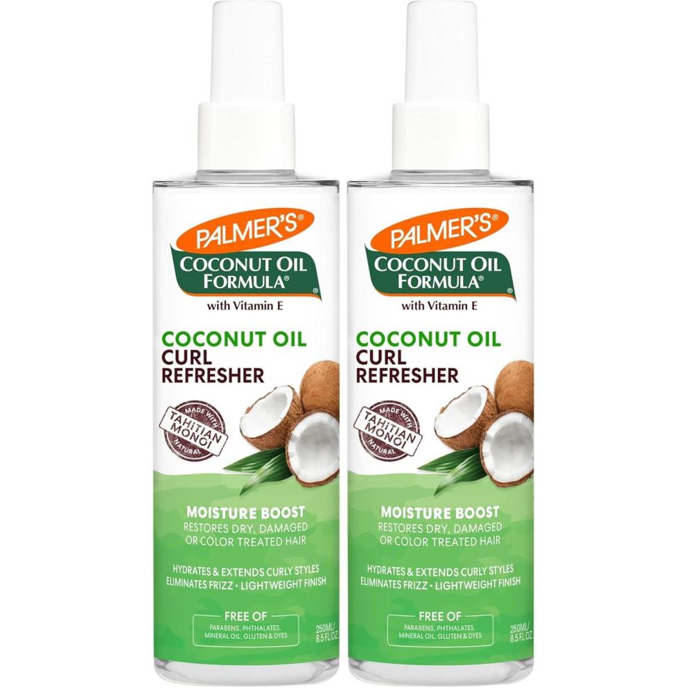 imagePalmers Coconut Oil Formula Moisture Boost Curl Refresher Spray 85 Ounce85 Ounce Pack of 2