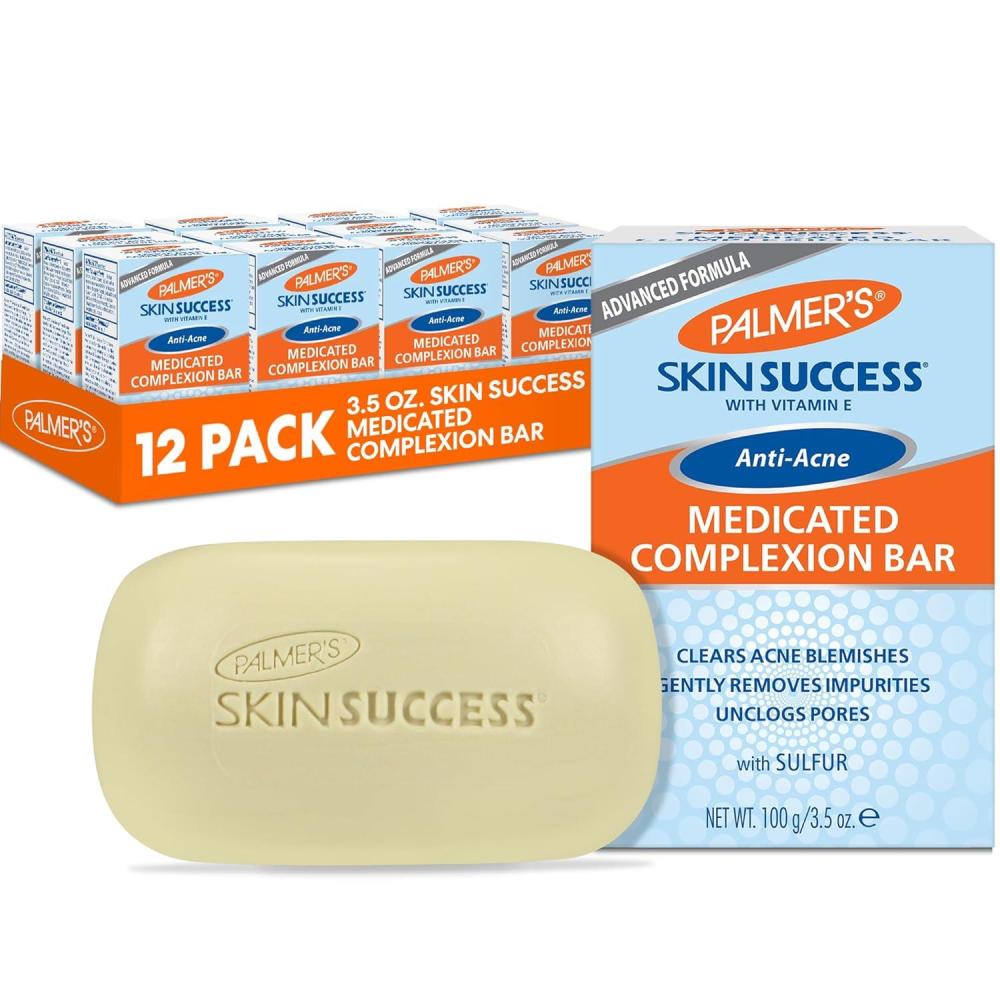 imagePalmers Skin Success Eventone Medicated AntiAcne Complexion Soap Bar 35 Ounces Pack of 12