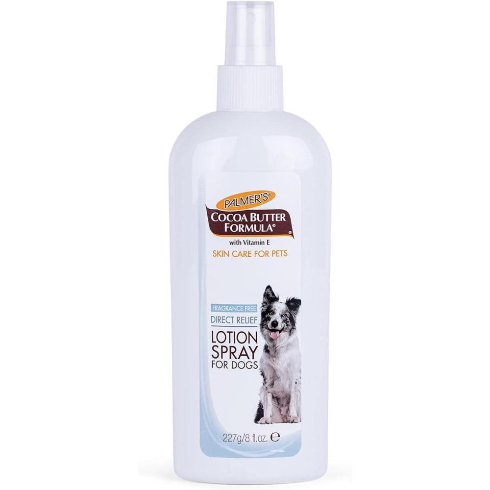 imagePalmers for Pets Cocoa Butter Paw Pad and Nose Balm for Dogs Fragrance Free Dog Skin Soother with Vitamin E for Dry Paws and Noses Plant Based Formula 35 OzRelief Lotion Spray