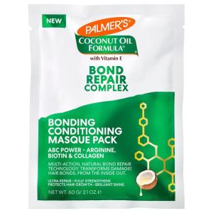 Palmer’s Amino Bonding Complex Hair Mask, Intense Conditioning Masque Pack with Coconut Oil & Vitamin E, Heat Protectant, Anti Frizz, Adds Shine, Protects Hair Growth, All Hair Types, 12 fl. oz bottle(2.1 Fl Oz (Pack of 1))