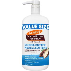 Palmer’s Cocoa Butter Formula Daily Skin Therapy Body Lotion, 33.8 Oz Pump Bottle, Intensive Moisturizer for Dry and Eczema-Prone Skin, Enriched with Vitamin E, Helps Provide 48-Hour Deep Hydration(33.8 Fl Oz (Pack of 1))