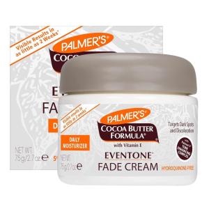 Palmer’s Cocoa Butter Formula Eventone Fade Cream, Anti-Dark Spot Fade Cream with Vitamin E and Niacinamide, Helps Reduce Dark Spots & Age Spots, 2.7 Ounce(2.7 Ounce (Pack of 1))