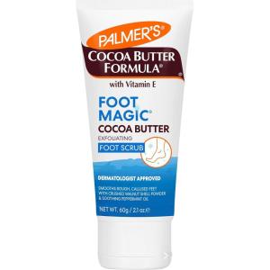 Palmer’s Cocoa Butter Formula Foot Magic Exfoliating Foot Scrub with Vitamin E for Dry, Cracked Feet, Use with Foot Scrubber for Pedicure, 2.1 Ounce(2.1 Ounce (Pack of 1))