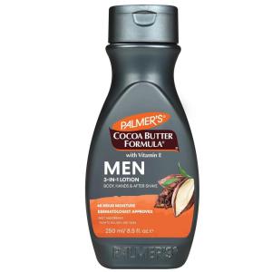 Palmer’s Cocoa Butter Formula Men’s 3-in-1 Fast Absorbing Face & Body Lotion, 8.5 oz.(8.5 Fl Oz (Pack of 1))