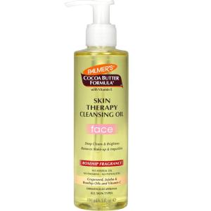 Palmer’s Cocoa Butter Formula Skin Therapy Cleansing Oil, Gentle Makeup Remover with Rosehip Oil and Vitamin C, 6.5 Ounce(6.5 Fl Oz (Pack of 1))