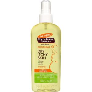 Palmer’s Cocoa Butter Formula Soothing Oil with Vitamin E, Dry, Itchy Skin Relief, Anti-Itch Body Oil, 5.1 Ounces(Oil)