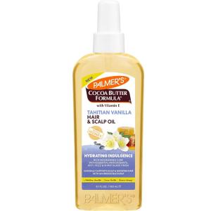 Palmer’s Cocoa Butter Formula, Tahitian Vanilla Hair & Scalp Oil, (5.1 Fl Oz), Hydrating & Nourishing Oil with Vitamin E & Acacia Honey for Shine, Smoothness & Frizz Control, All Hair Types