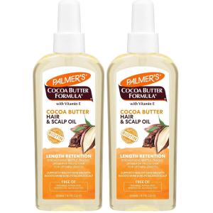 Palmer’s Cocoa Butter & Biotin Length Retention Hair and Scalp Oil, 5.1 Ounce (Packaging May Vary)(5.1 Fl Oz (Pack of 2))