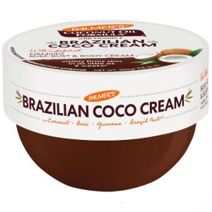 Palmer’s Coconut Oil Formula Brazilian Coco Cream with Vitamin E, 8.8 Fl Oz, Whipped Bum, Bust & Body Cream, Helps with Skin Tightening & Firming(8.8 Ounce (Pack of 1))