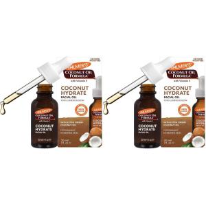 Palmer’s Coconut Oil Formula Coconut Monoi Luminous Hydration Facial Oil, 1 Ounce(1 Fl Oz (Pack of 2))