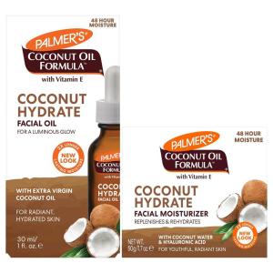 Palmer’s Face Moisturizer + Face Oil Set – Coconut Oil Formula with Vitamin E Skin Care Bundle includes 1 Hydrating Facial Oil (1 fl. oz) & 1 Moisturizing Face Cream (1.7 fl. oz.)
