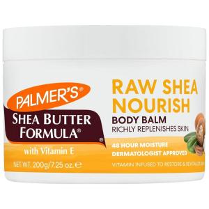Palmer’s Shea Butter Formula Raw African Shea Butter Balm, Nourishing Body Moisturizer for Rough, Dry Skin, 7.25 Ounces(7.25 Ounce (Pack of 1))