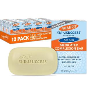 Palmer’s Skin Success Eventone Medicated Anti-Acne Complexion Soap Bar, 3.5 Ounces (Pack of 12)