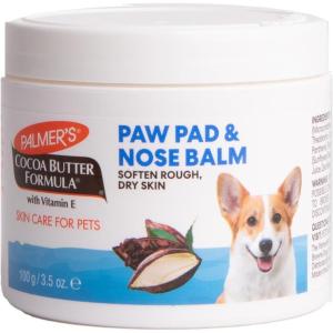 Palmer’s for Pets Cocoa Butter Paw Pad and Nose Balm for Dogs, Fragrance Free Dog Skin Soother with Vitamin E for Dry Paws and Noses, Plant Based Formula, 3.5 Oz(Paw Pad & Nose Balm)